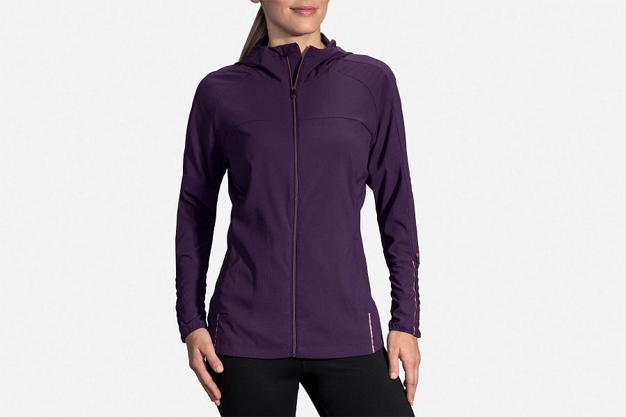 Brooks Canopy Women Apparel & Running Jacket Purple WVG916502